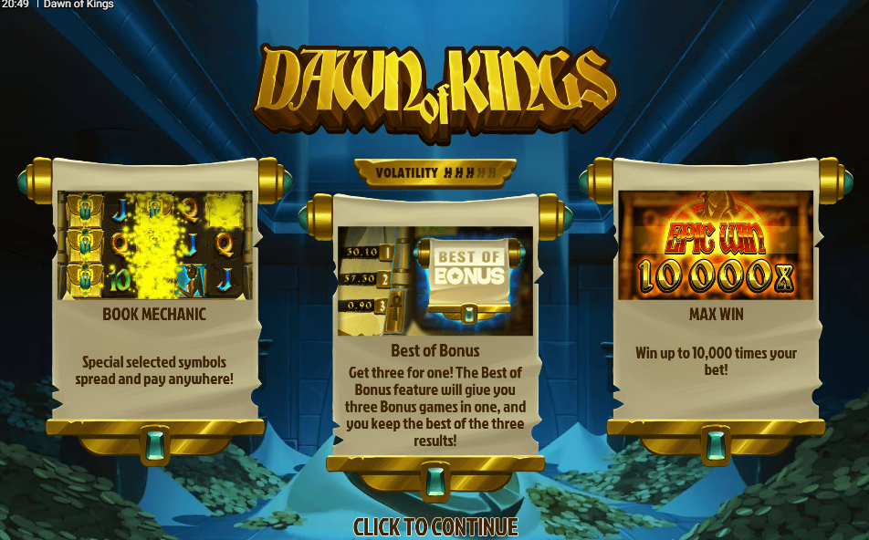 Dawn Of Kings Bonus