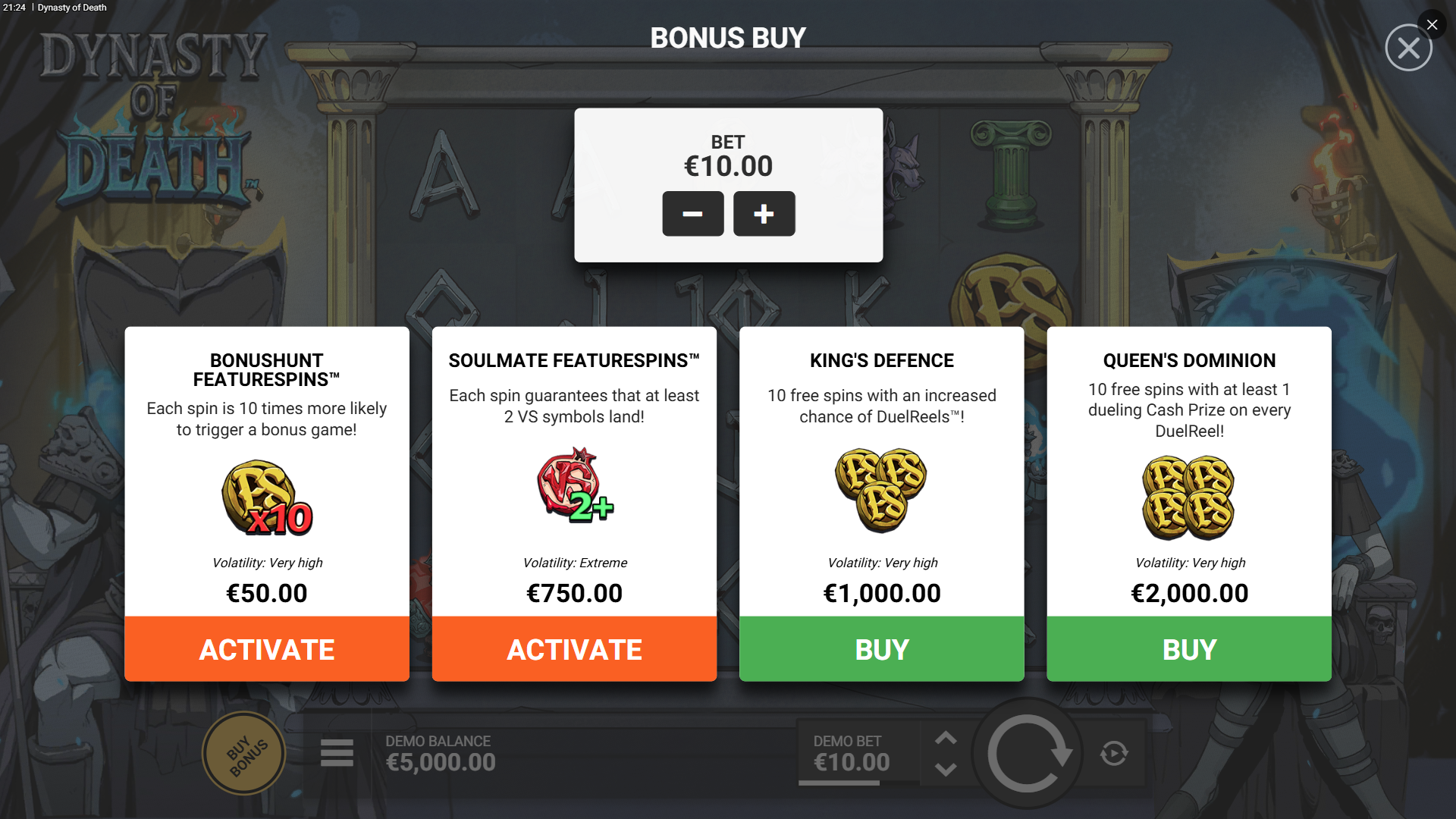 Dynasty of Death Bonus