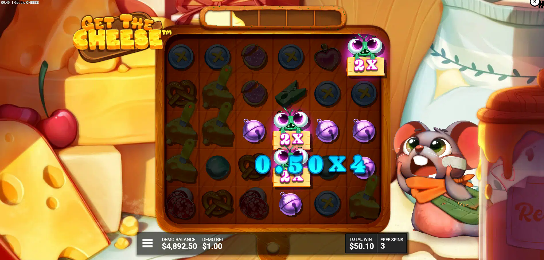 Get The Cheese Gameplay