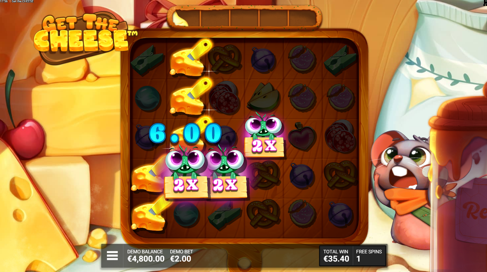 Get The Cheese Bonus