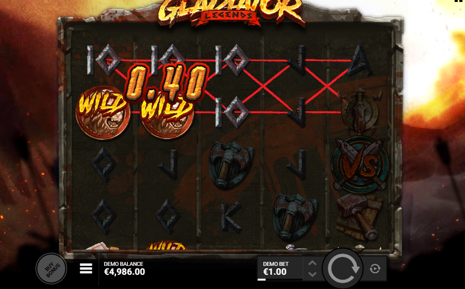 Gladiator Legends Bonus