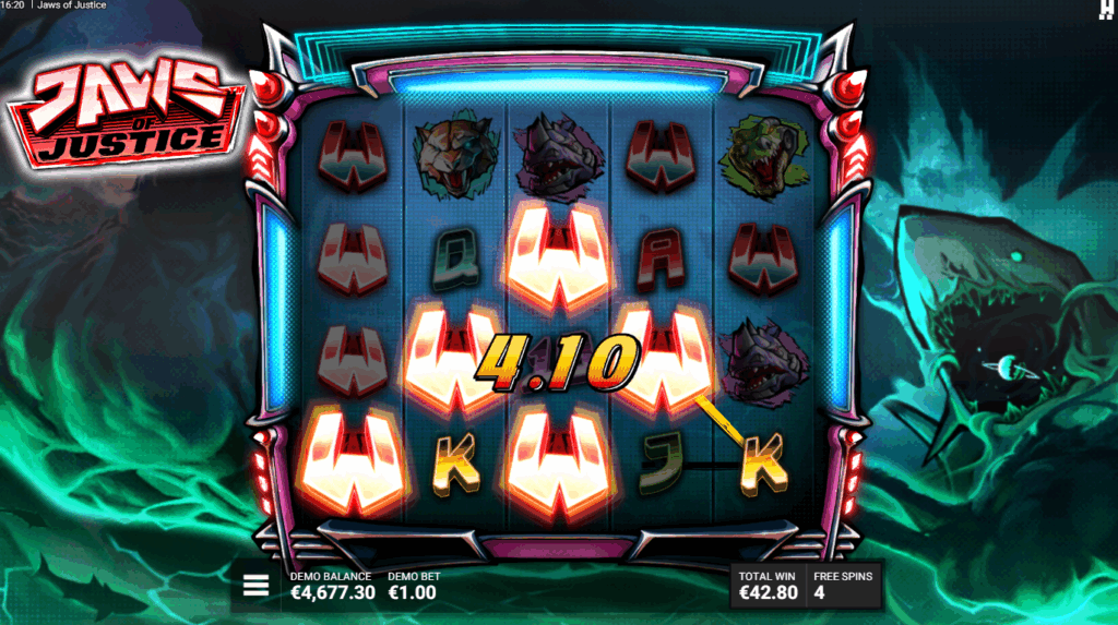 Jaws of Justice Bonus