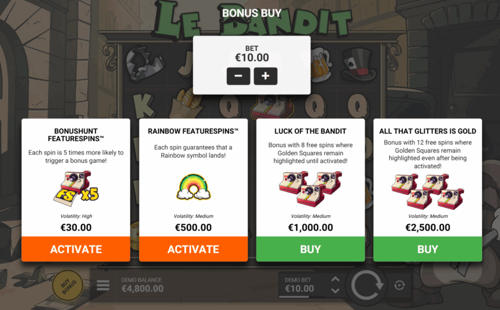 Le Bandit Bonus
