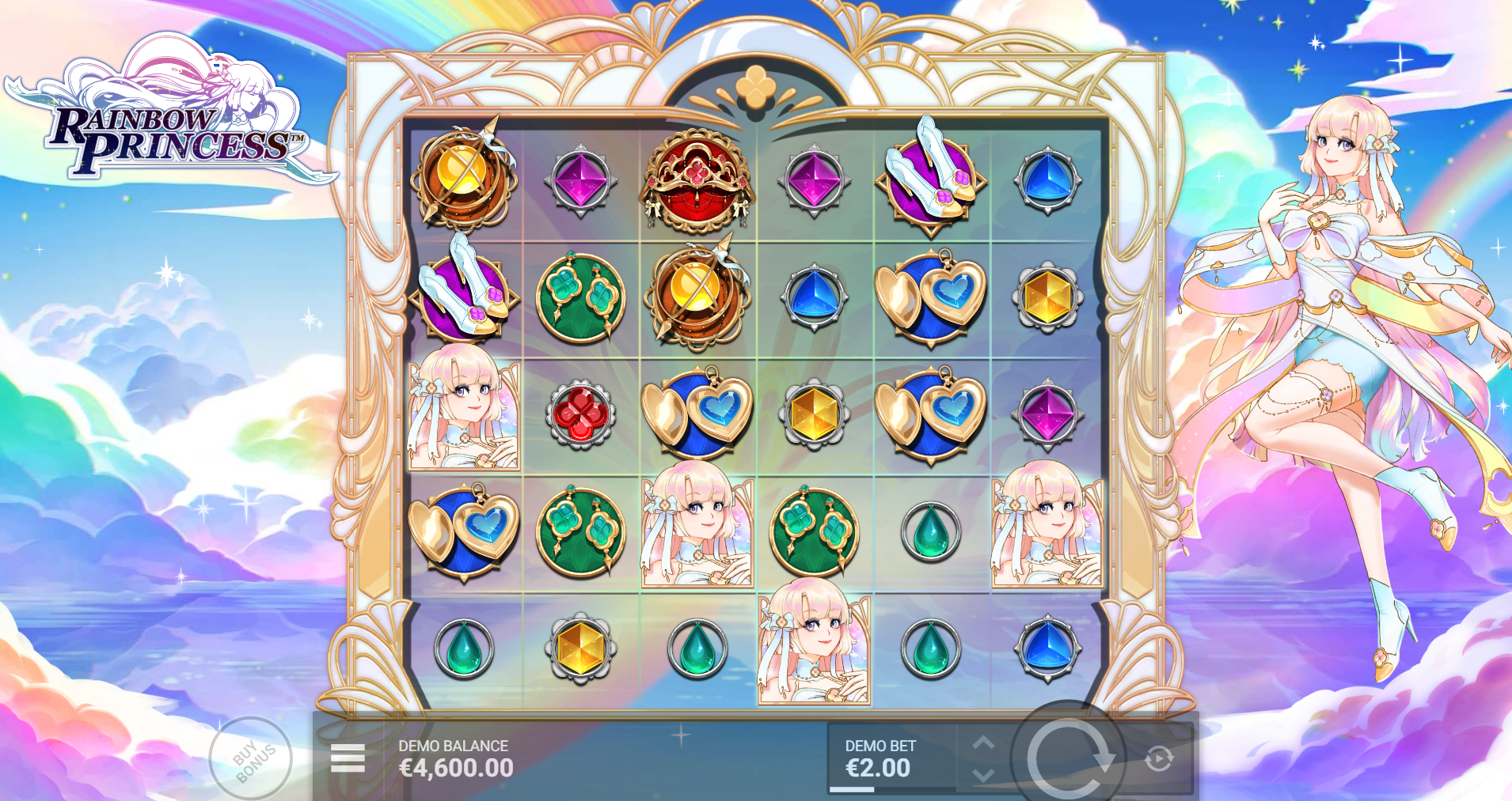 Rainbow Princess Bonus