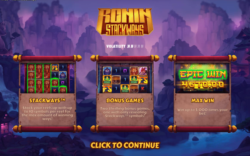 Ronin Stackways Gameplay