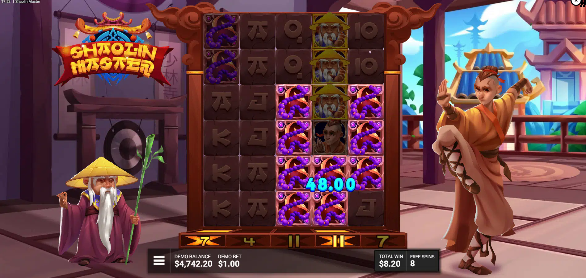 Shaolin Master Bonus