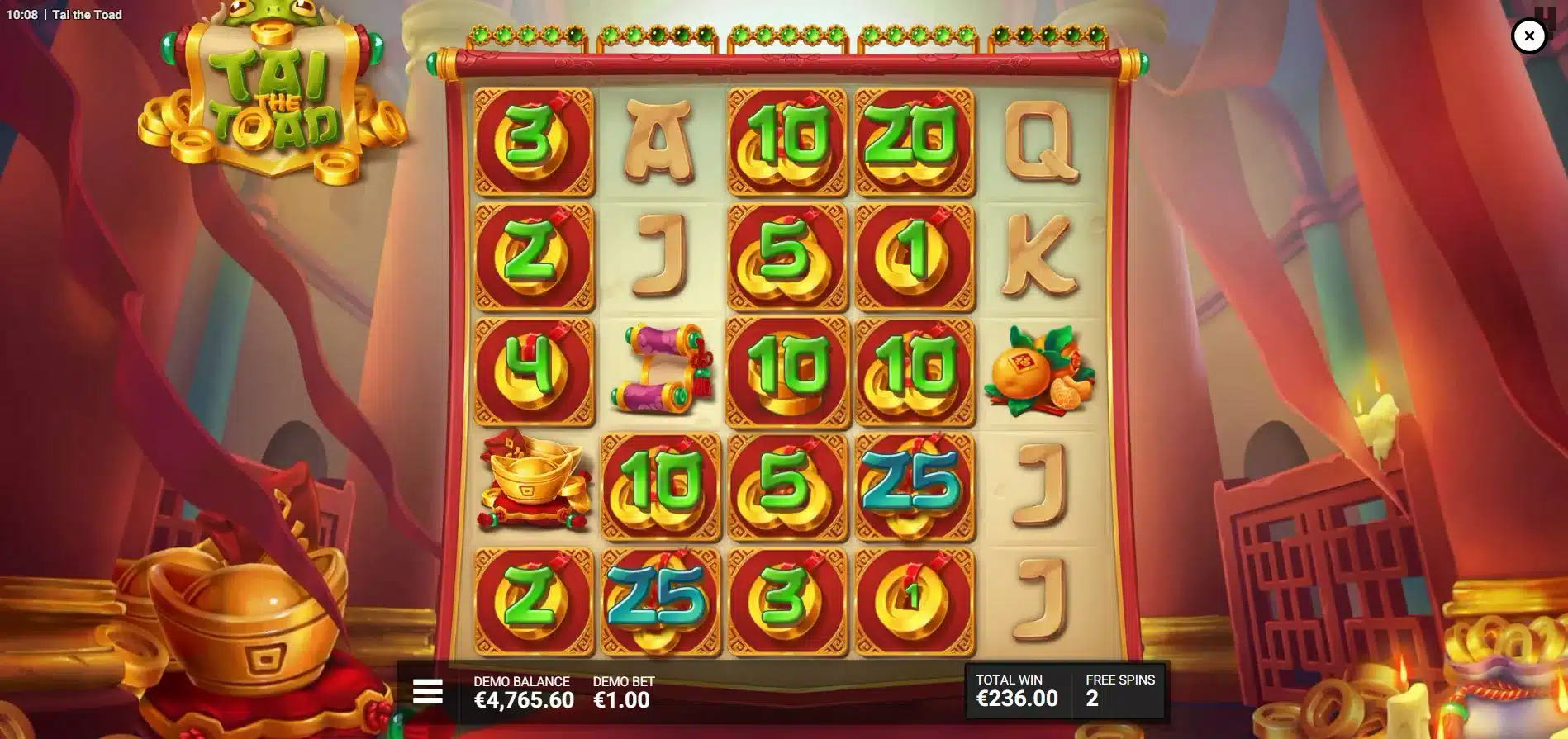 Tai The Toad Bonus