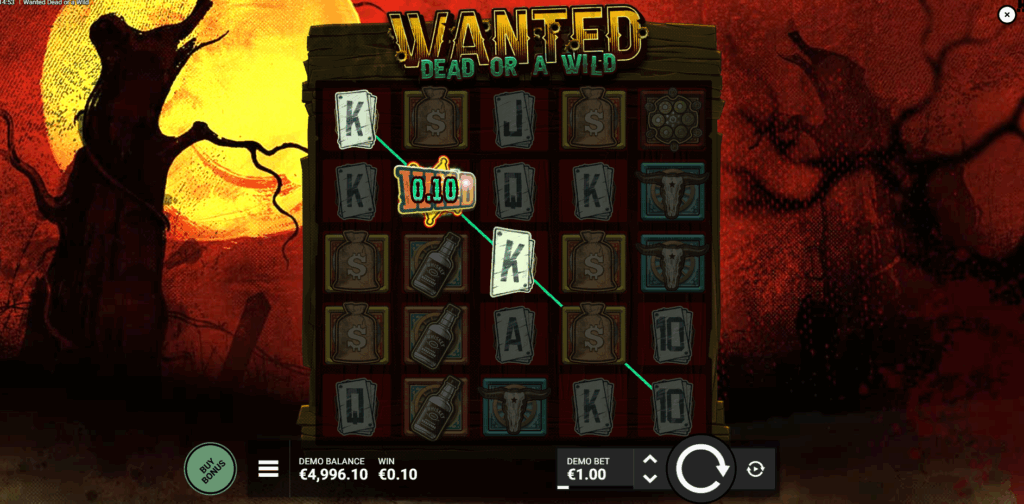 Wanted Dead Or A Wild Bonus