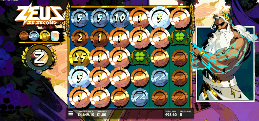 Zeus Ze Zecond Bonus