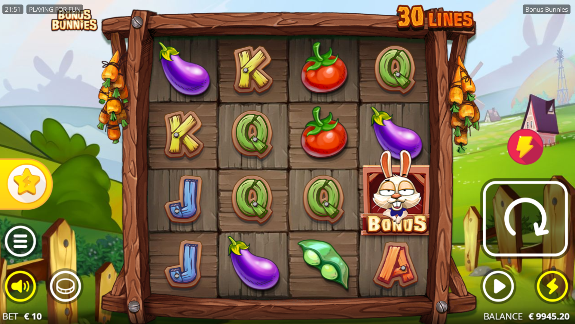 Bonus Bunnies Gameplay