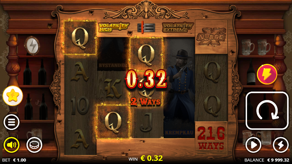 El Paso Gunfight xNudge Bonus