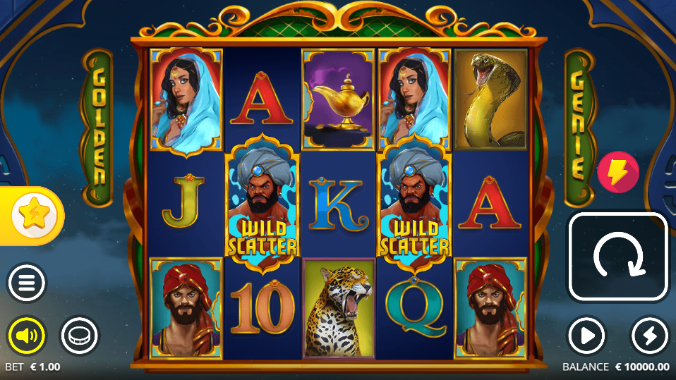 Golden Genie and the Walking Wilds Gameplay