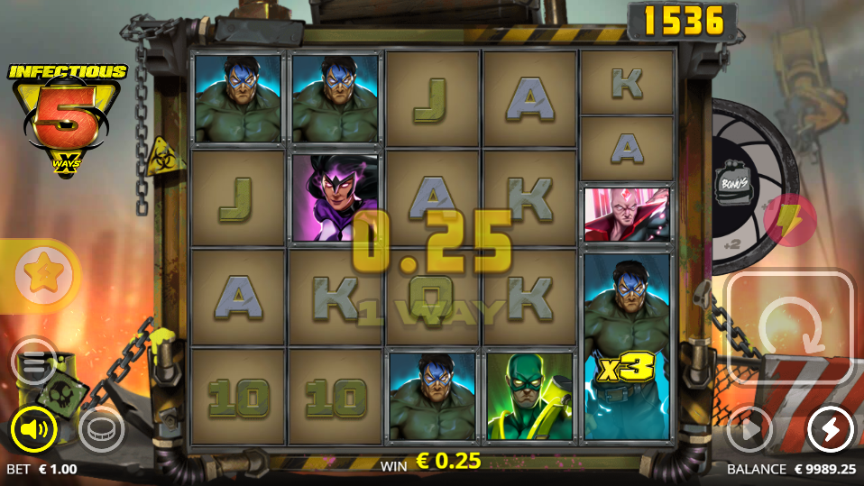 Infectious 5 xWays Bonus