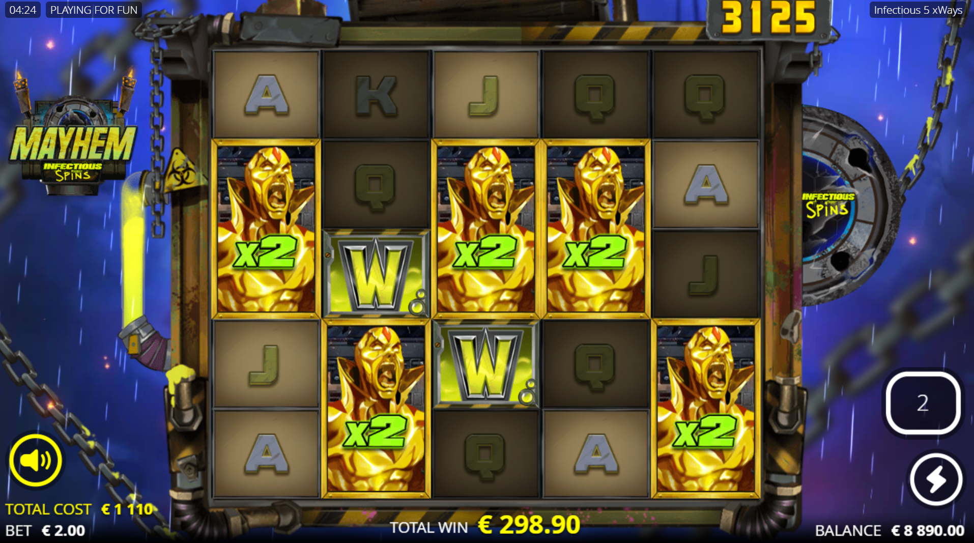 Infectious 5 xWays Bonus