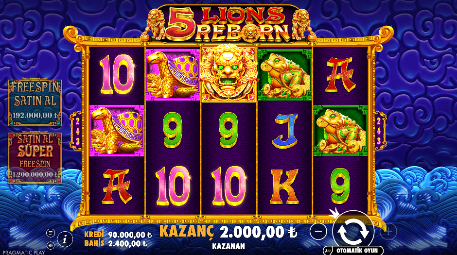 5 Lions Reborn Gameplay