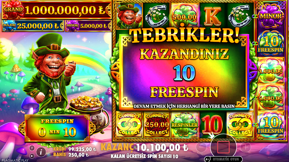 7 Clovers of Fortune Bonus