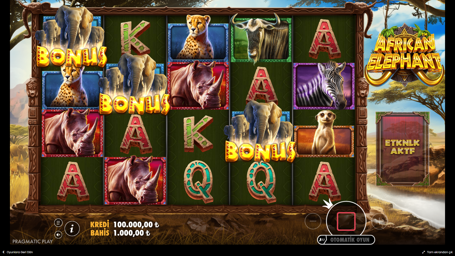 African Elephant Bonus