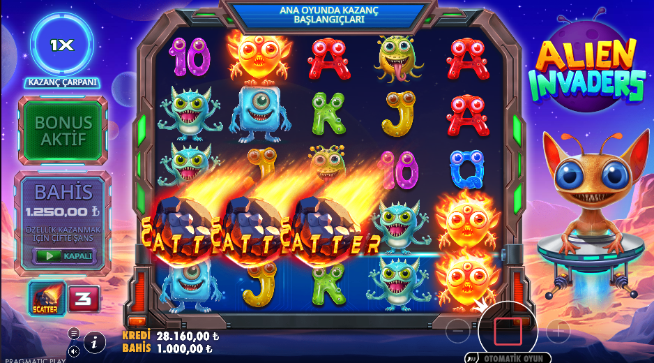 Alien Invaders Bonus