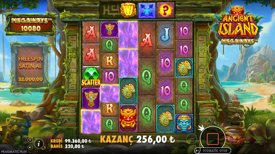 Ancient Island Megaways Gameplay