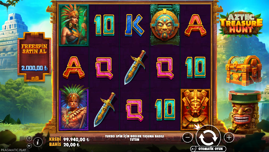 Aztec Treasure Hunt Gameplay