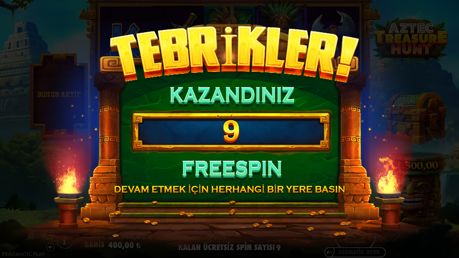 Aztec Treasure Hunt Bonus