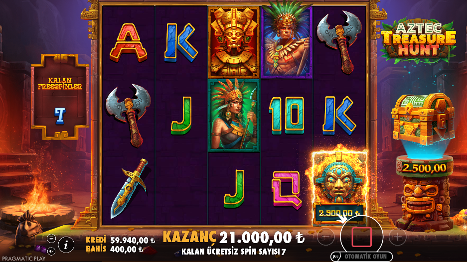 Aztec Treasure Hunt Bonus