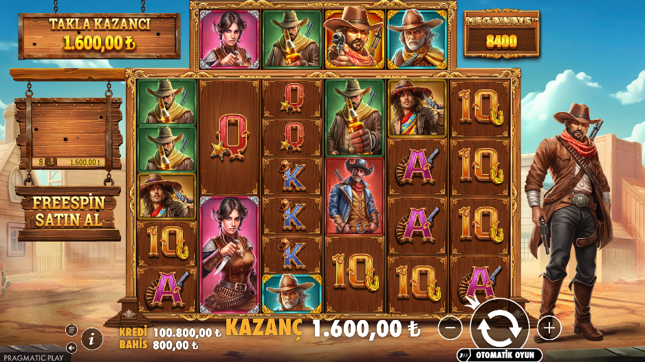 Bandit Megaways Gameplay