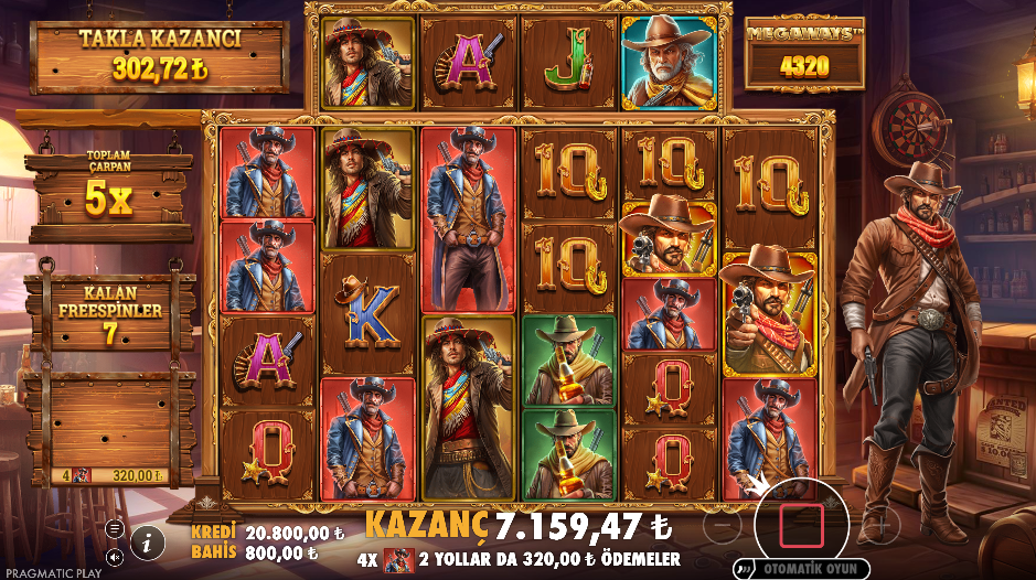 Bandit Megaways Bonus