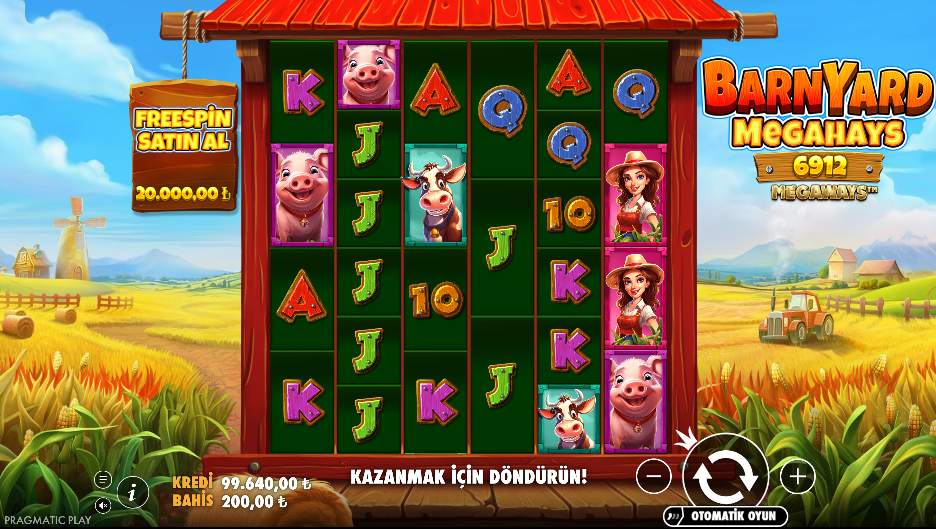 Barnyard Megahays Megaways Gameplay