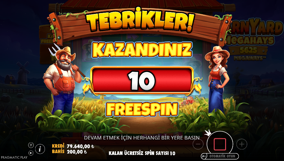 Barnyard Megahays Megaways Bonus