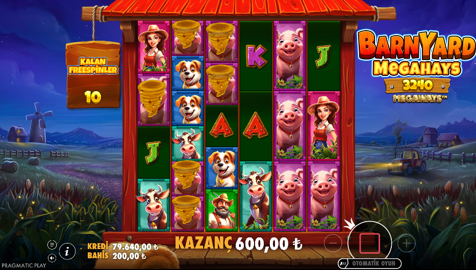 Barnyard Megahays Megaways Bonus