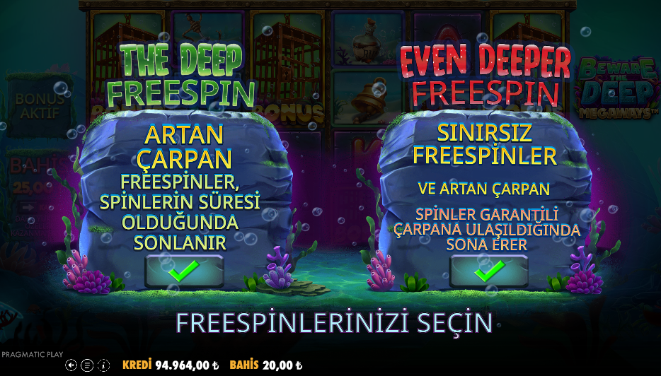 Beware the Deep Megaways Bonus