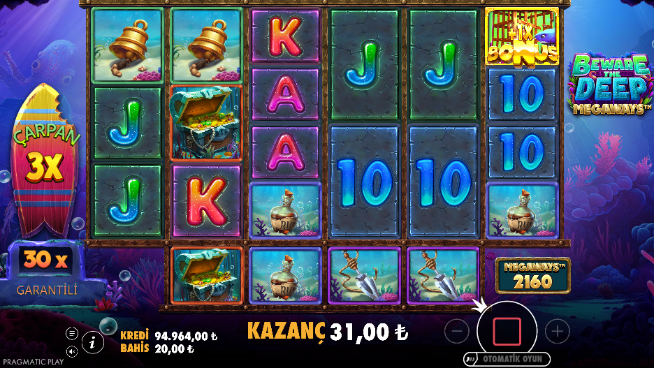 Beware the Deep Megaways Bonus