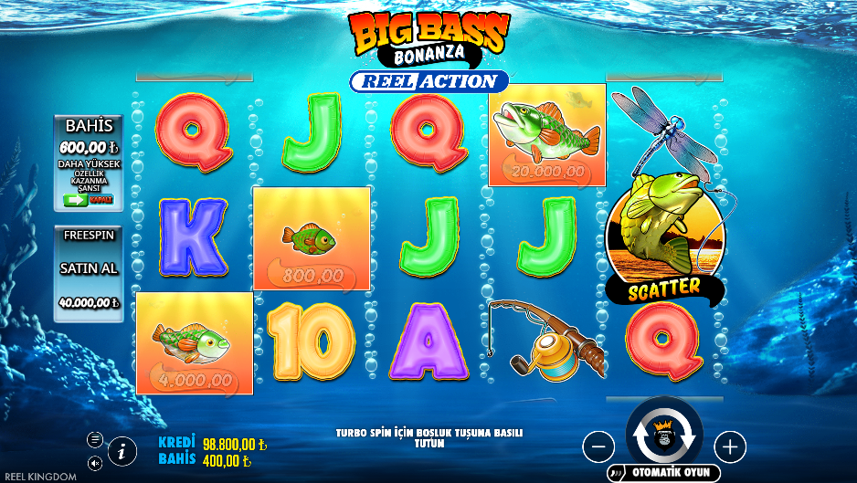 Big Bass Bonanza Reel Action Gameplay