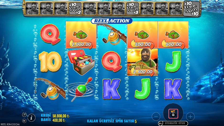 Big Bass Bonanza Reel Action Bonus