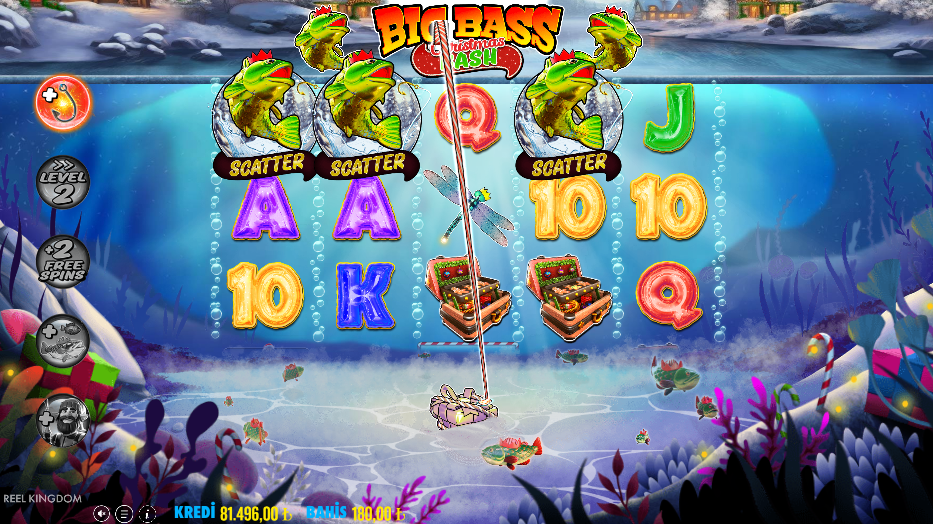 Big Bass Christmas Bash Gameplay