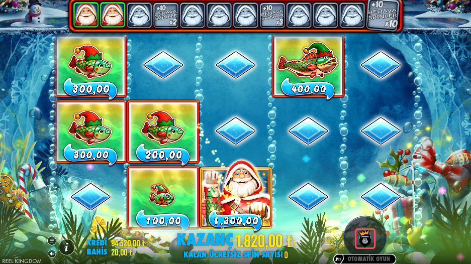 Big Bass Christmas Frozen Lake Bonus