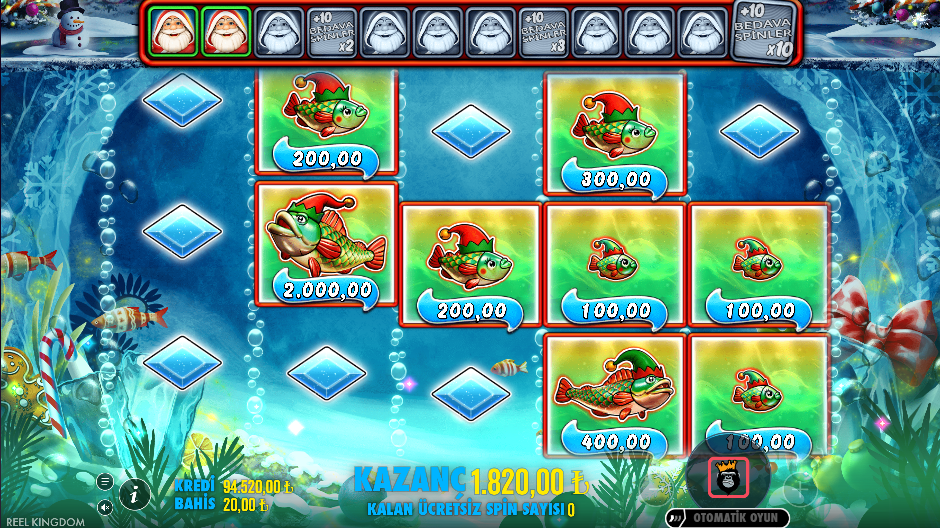 Big Bass Christmas Frozen Lake Bonus