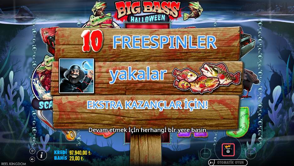 Big Bass Halloween: Bonus