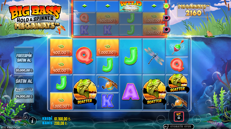 Big Bass Hold & Spinner Megaways Bonus