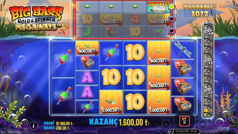 Big Bass Hold & Spinner Megaways Bonus