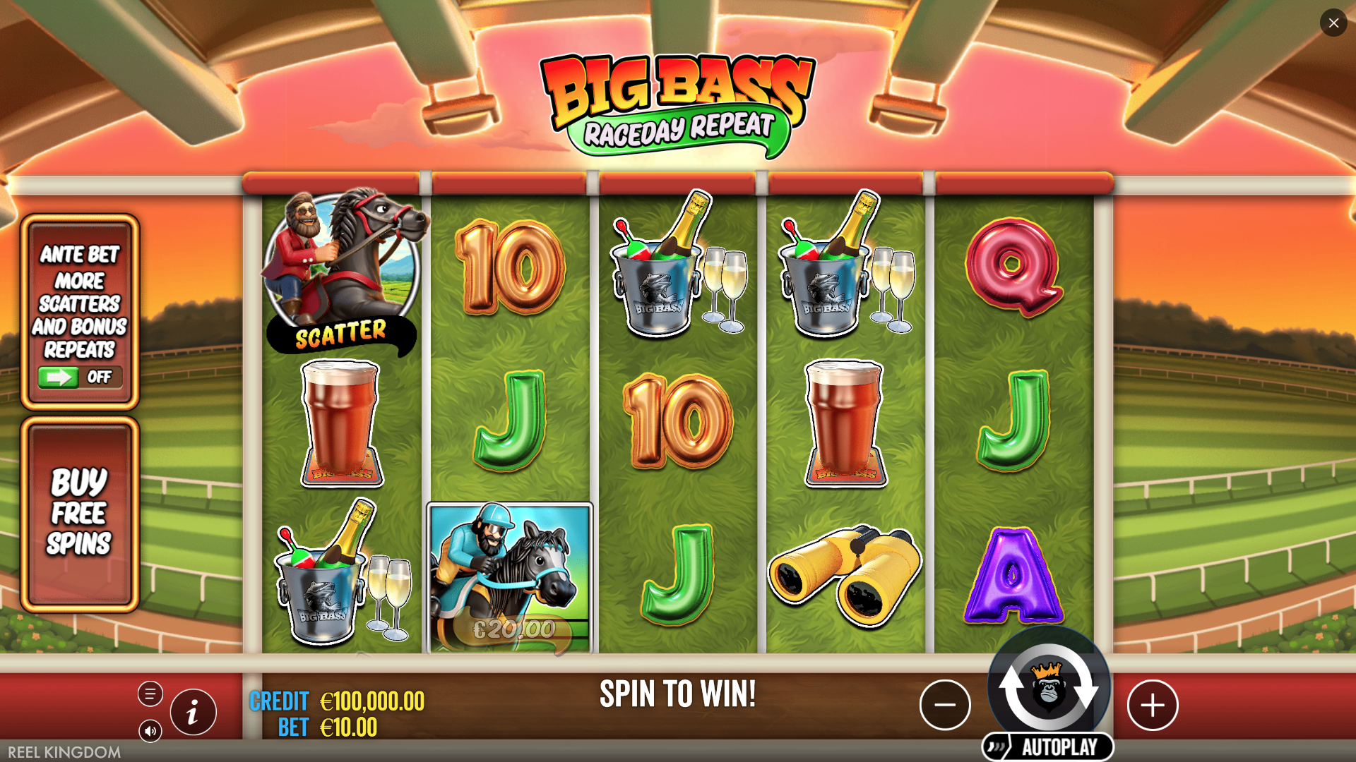 Big Bass Raceday Repeat Gameplay