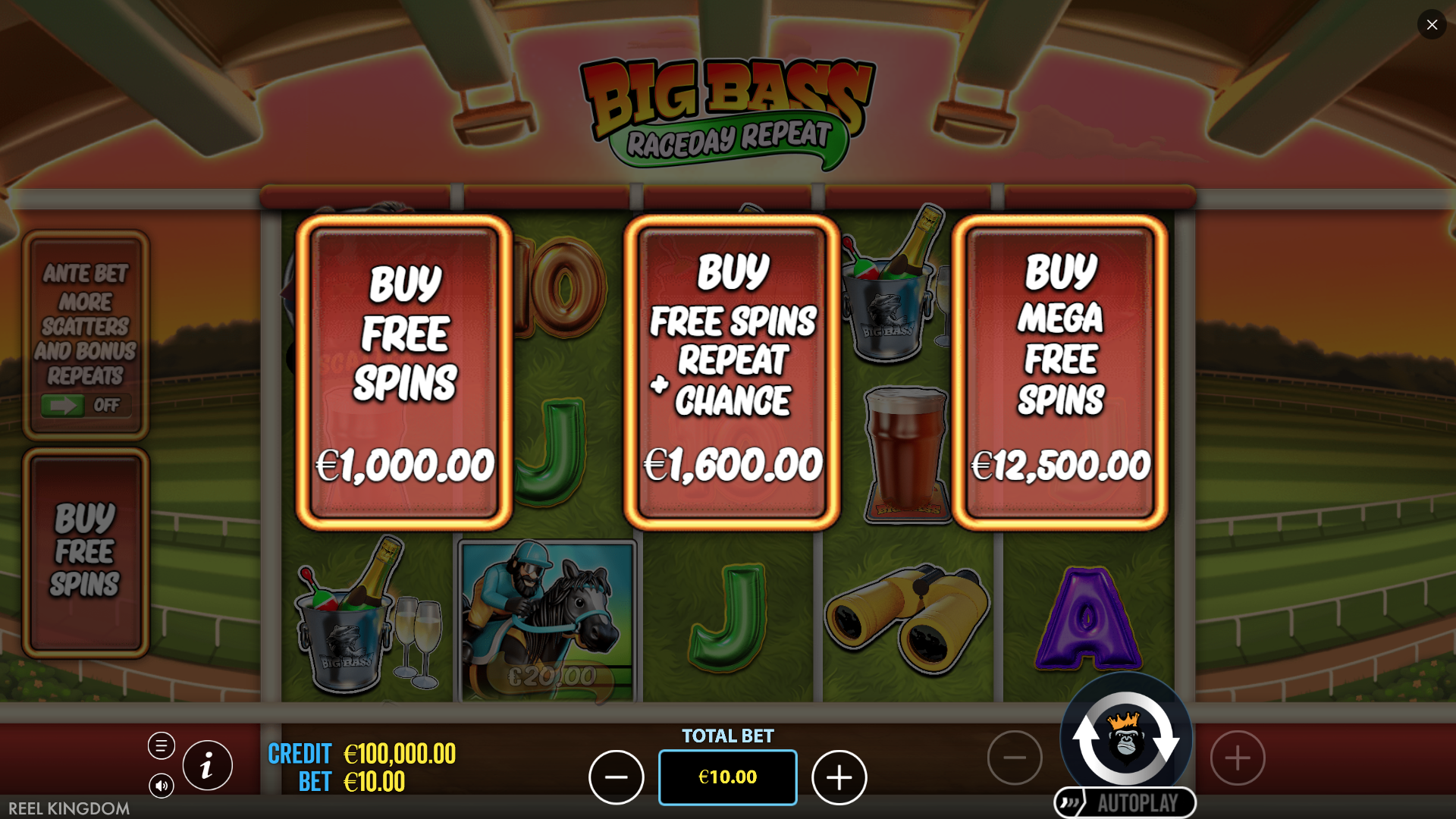 Big Bass Raceday Repeat Bonus