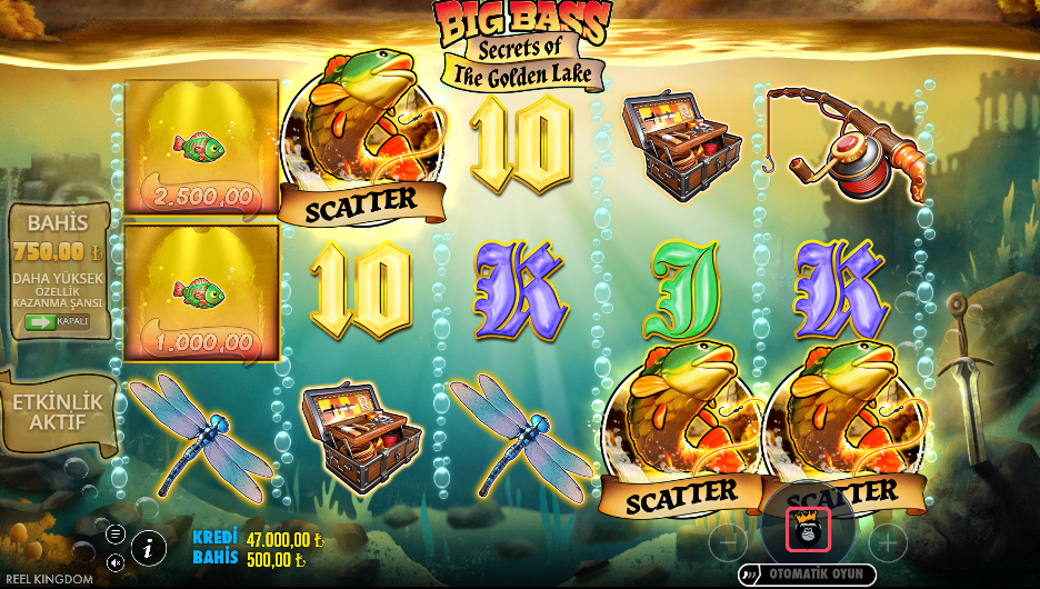 Big Bass Secrets Of The Golden Lake Gameplay