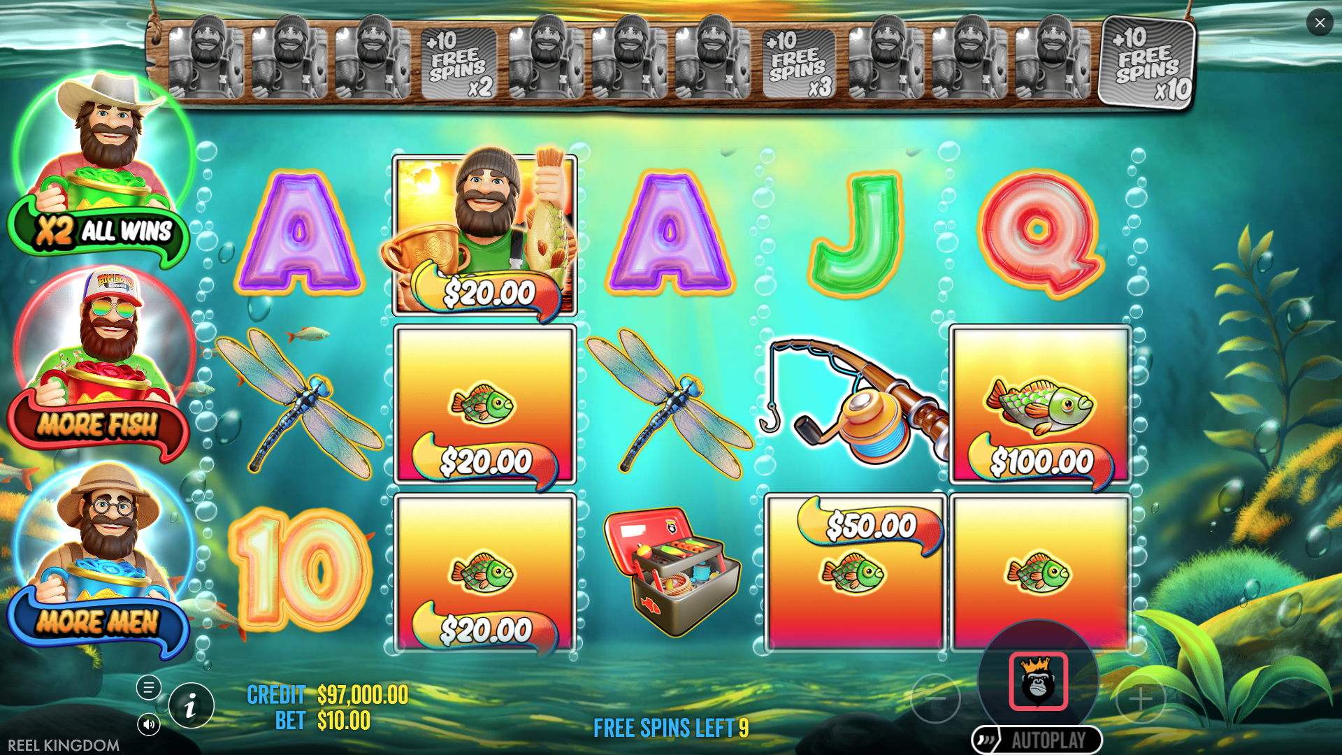 Big Bass Trophy Catch Bonus