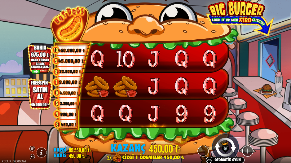 Big Burger Load it up with Xtra Cheese Gameplay