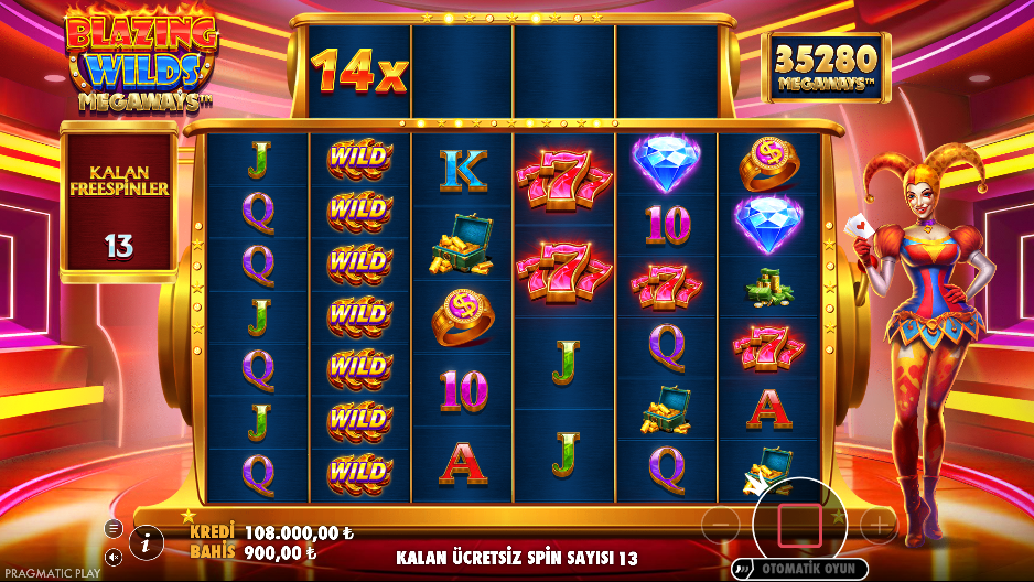 Blazing Wilds Megaways Bonus