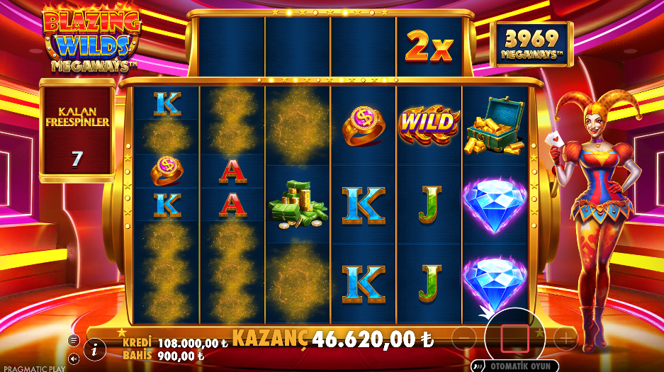 Blazing Wilds Megaways Bonus