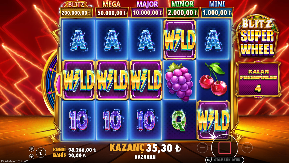 Blitz Super Wheel Bonus