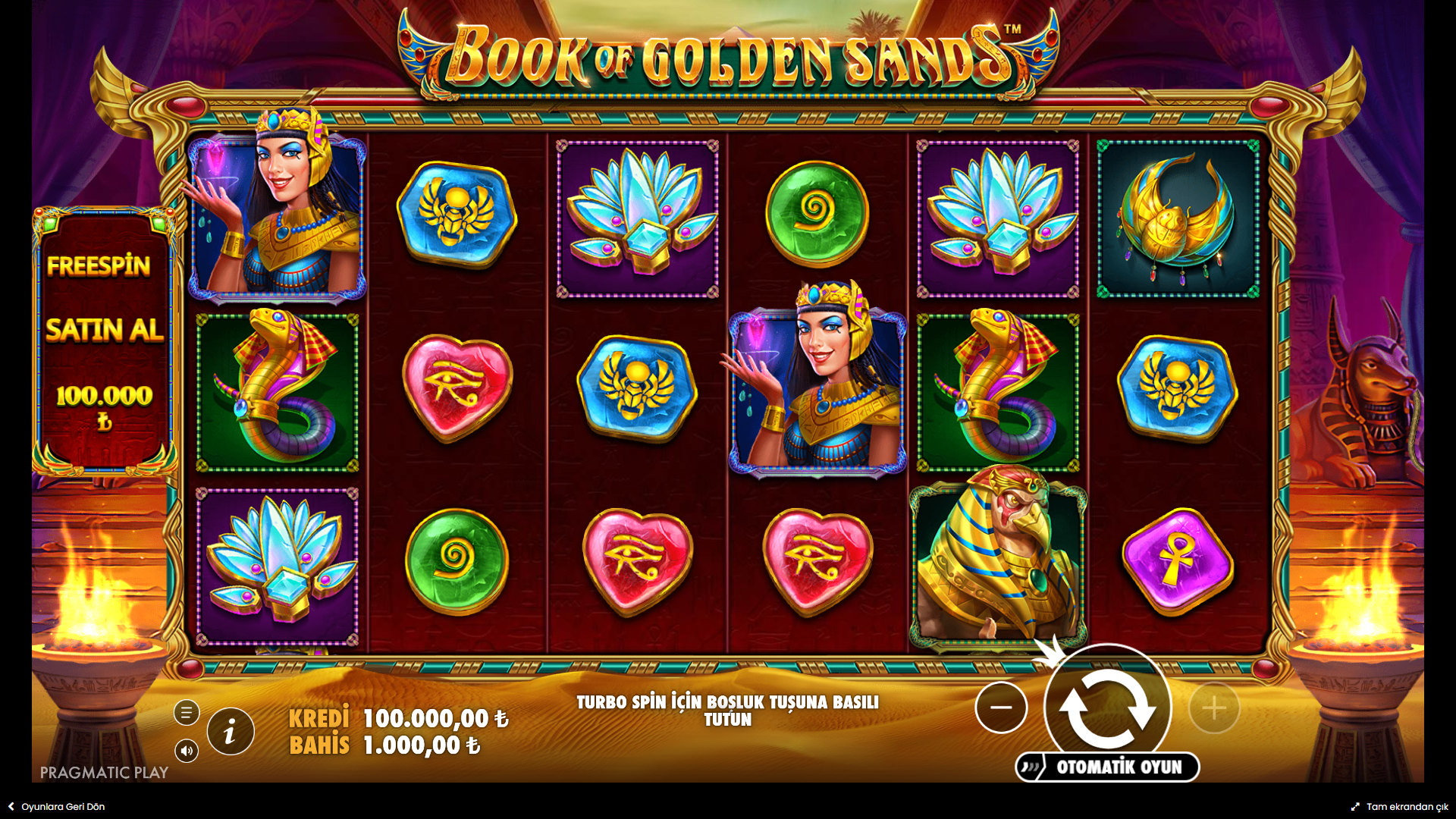 Book of Golden Sands Gameplay